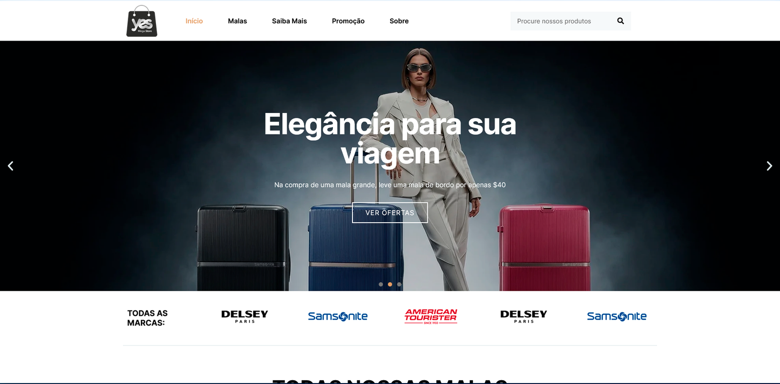 Yes Mega Store - E-commerce de Malas